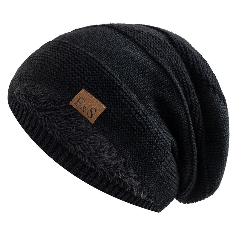 New loose-fitting winter hats with faux fur details, warm and casual knit hats for women
