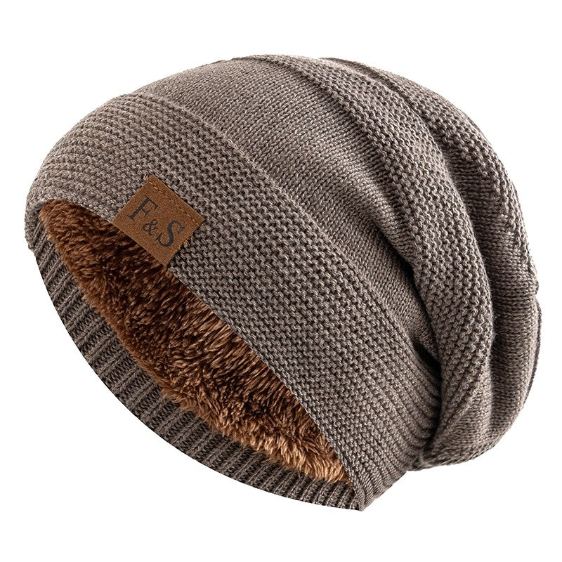 New loose-fitting winter hats with faux fur details, warm and casual knit hats for women