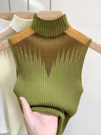Chic sweater with cutouts