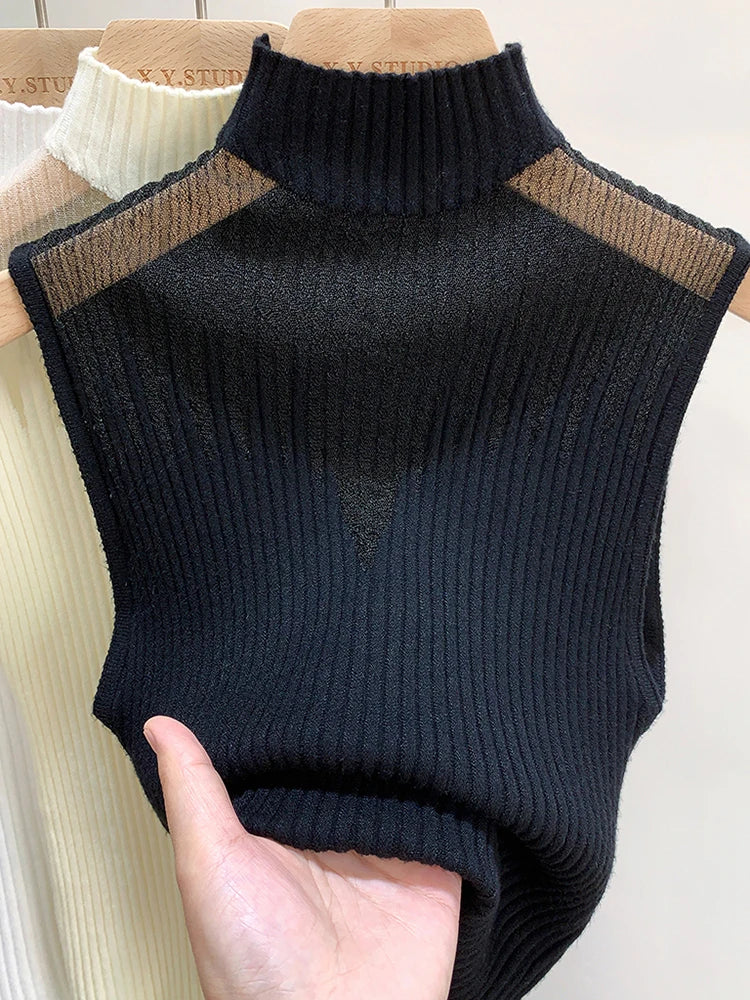Chic sweater with cutouts