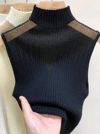 Chic sweater with cutouts