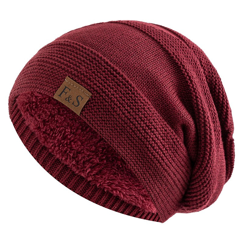 New loose-fitting winter hats with faux fur details, warm and casual knit hats for women